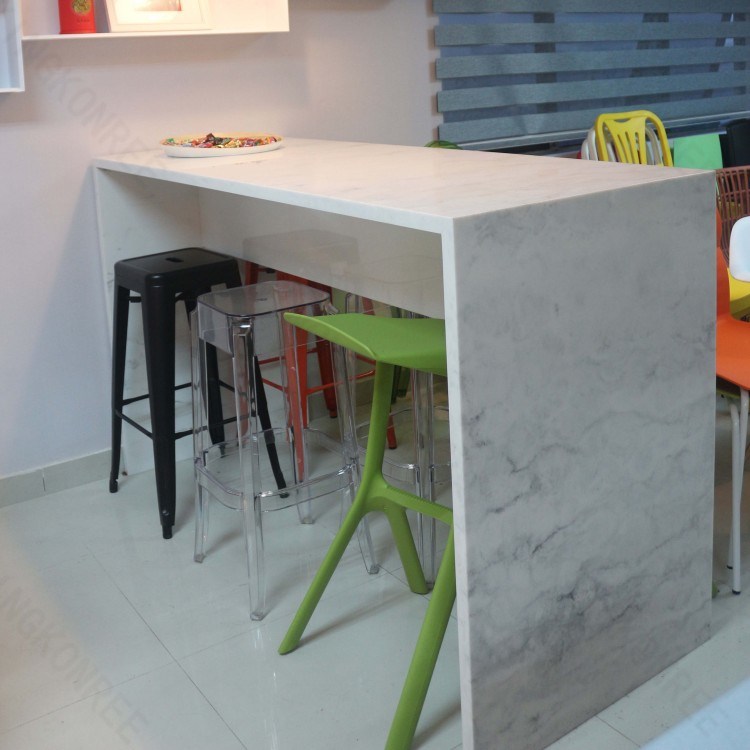 Artificial Stone Solid Surface Dining Furniture Bar Table