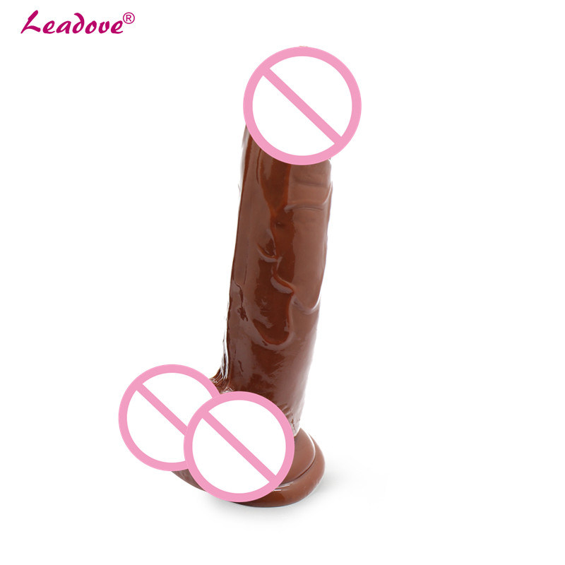 7.2 Inch Realistic Penis Sex Toys for Woman Jelly Real Dick Suction Cup Dildo Adult Sex Products Yj0088