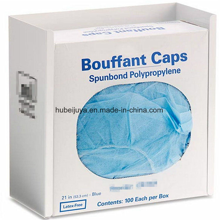 Custom Logos Disposable Nurse Hairnet Bouffant Cap for Sale