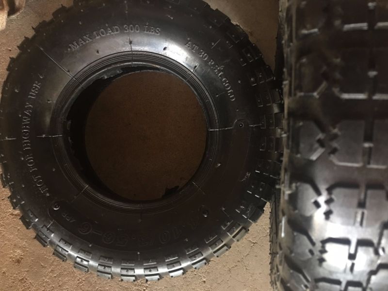 3.50-4high Quality Rubber Trolley Wheelbarrow Tyre in Reasonable Price