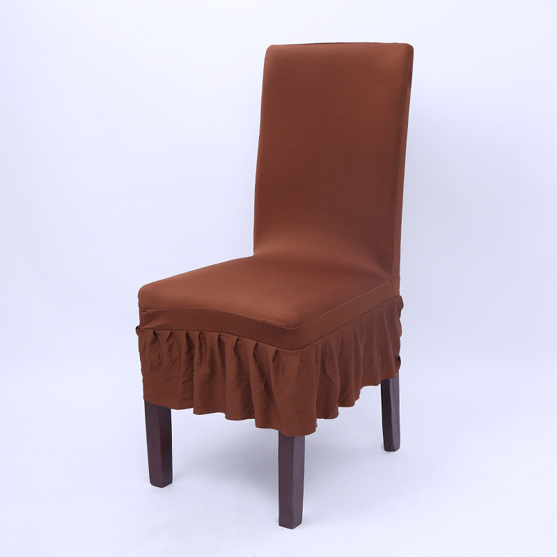 Spandex Polyester Fabric Wrinkled Style Colored Home Chair Cover