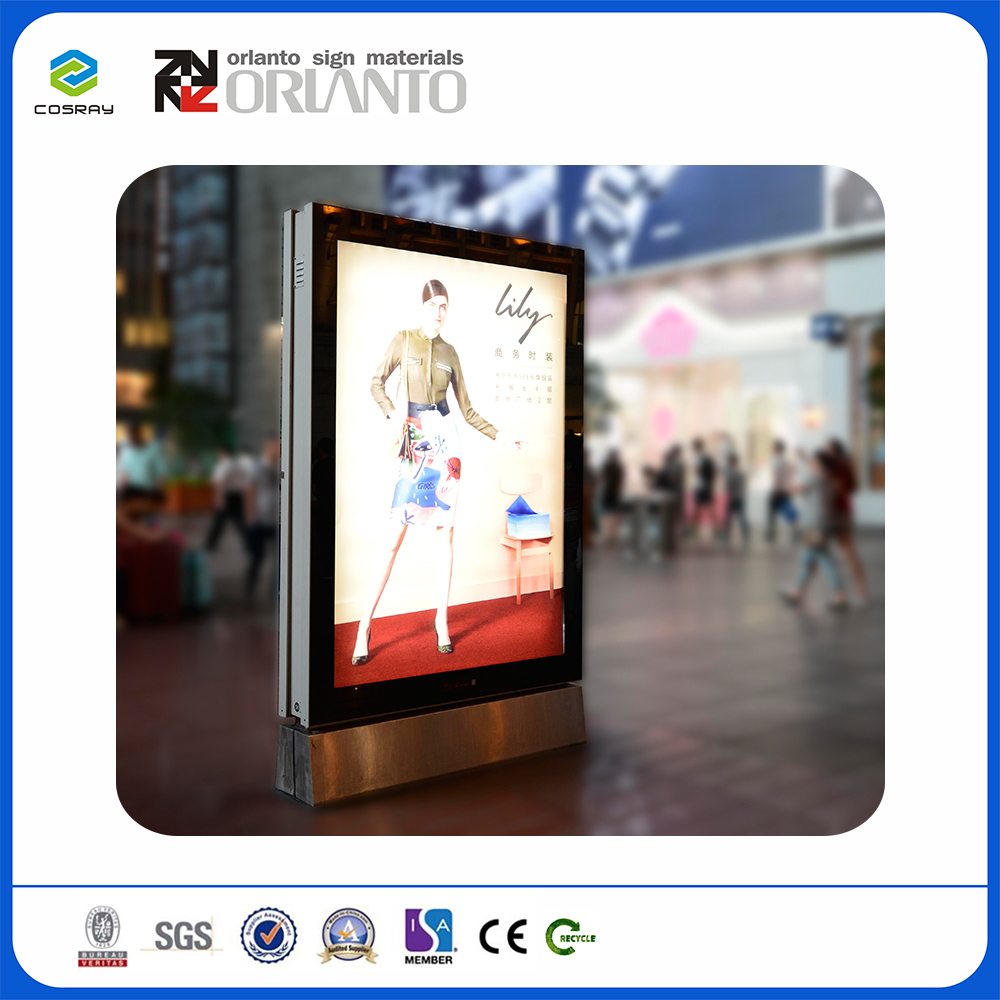 Square Waterproof Aluminum Advertising Indoor and Outdoor Ultra Slim Light Box