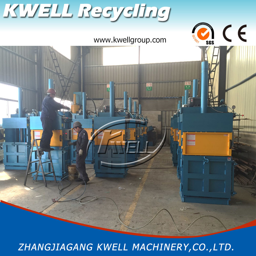 Vertical Plastic Film Baler Machine