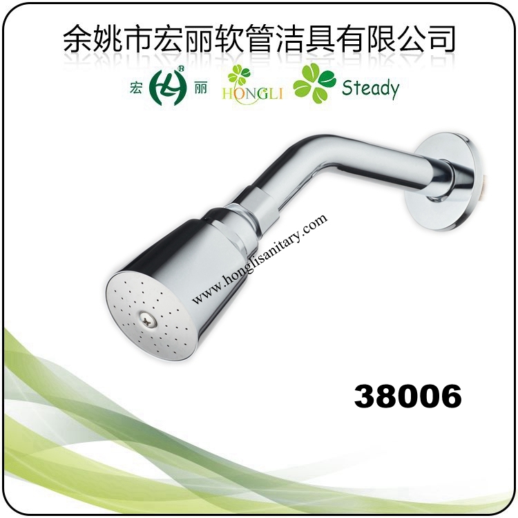 38007 Economic and Quality Chrome Plated Zinc Shower Heads