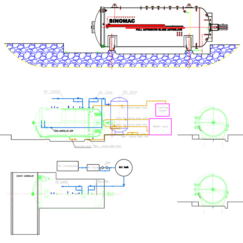 ASME Certified Industrial Laminating Glass Autoclave Machinery