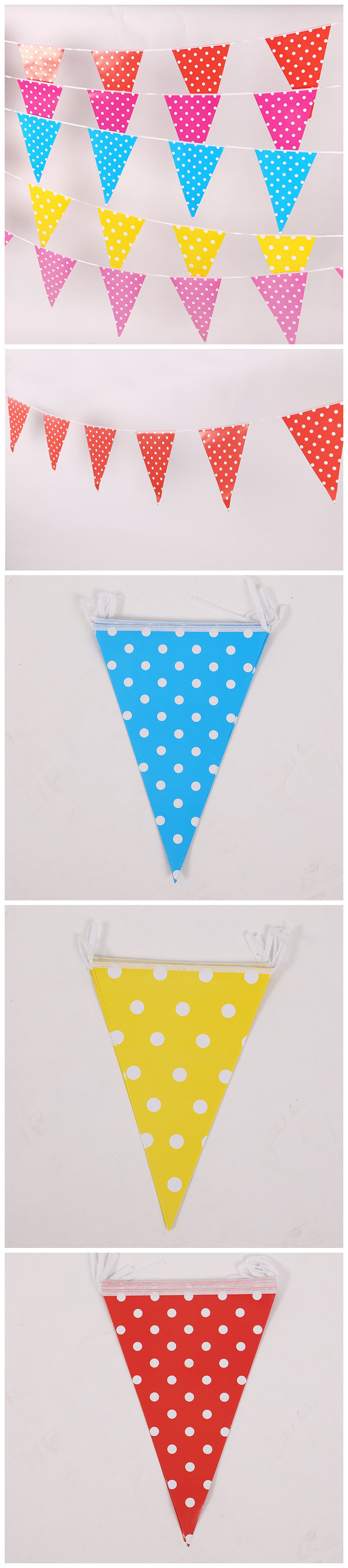 Festibal Paper Triangle Paper Bunting Flags and Banners