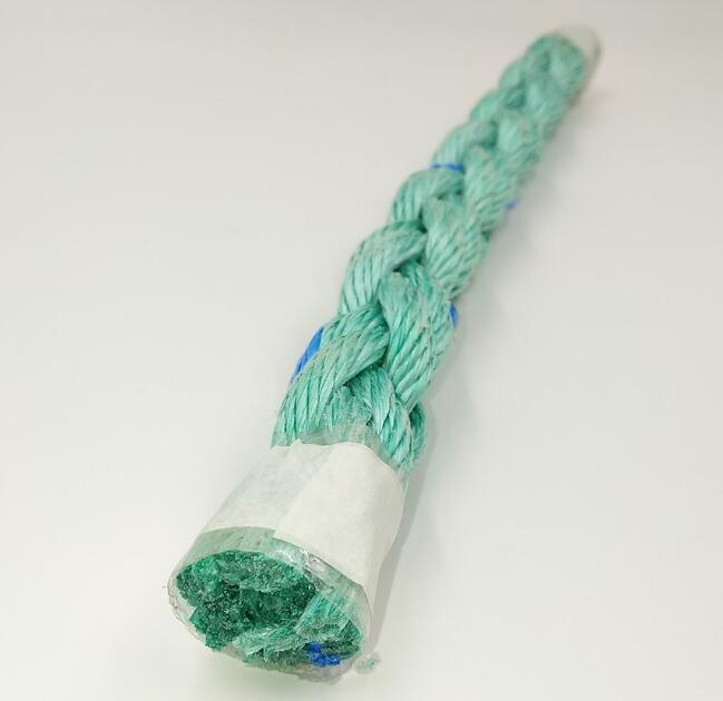 8 Strand Braided Green Polypropylene Mooring Haswer Rope