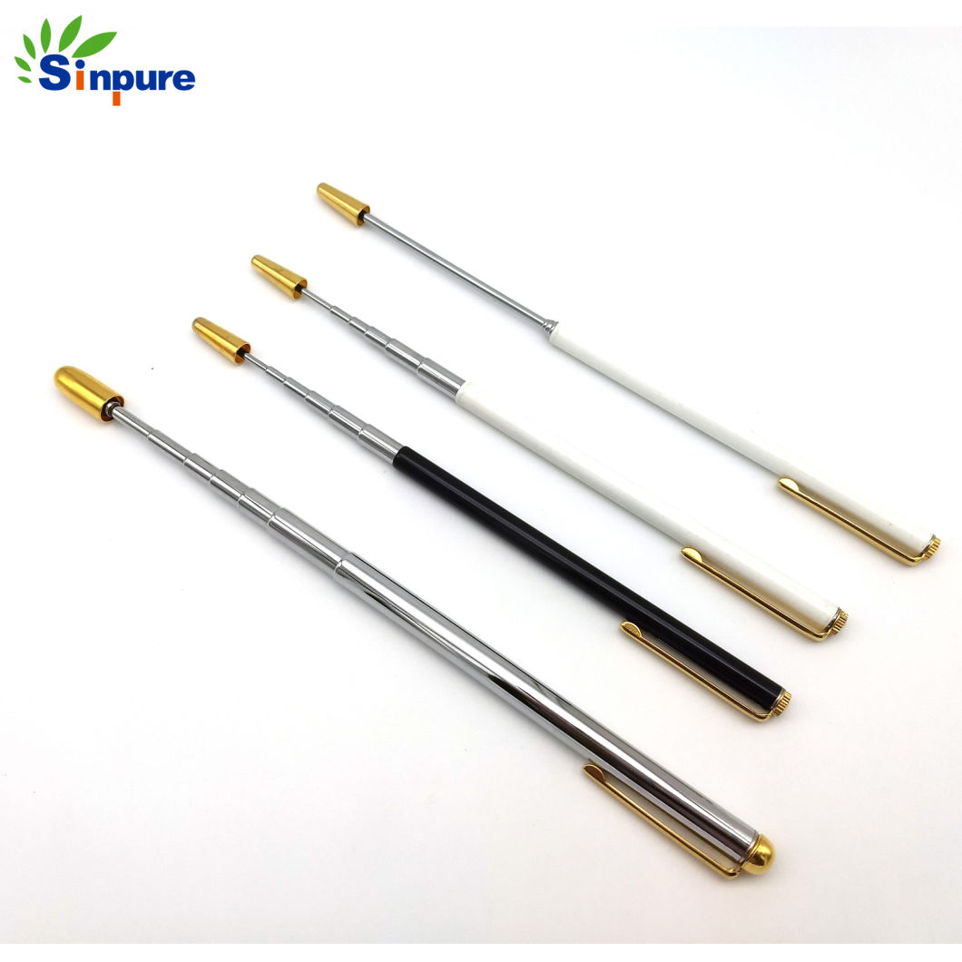 OEM Service Brass Nickel Plated Telescopic Pole with Cap
