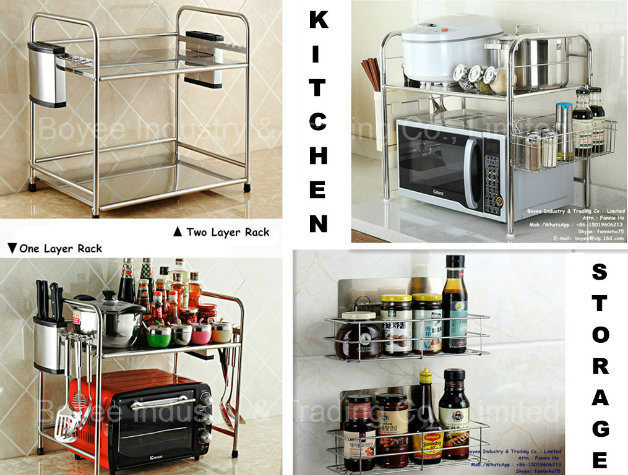 Simple Kitchen Storage Dishes and Bowl Rack