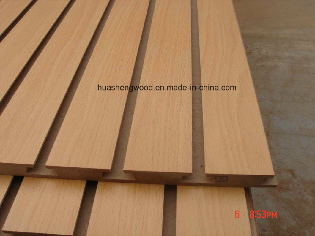 Slotted MDF Board / Slat Wall Panel/ Slot Board for Display