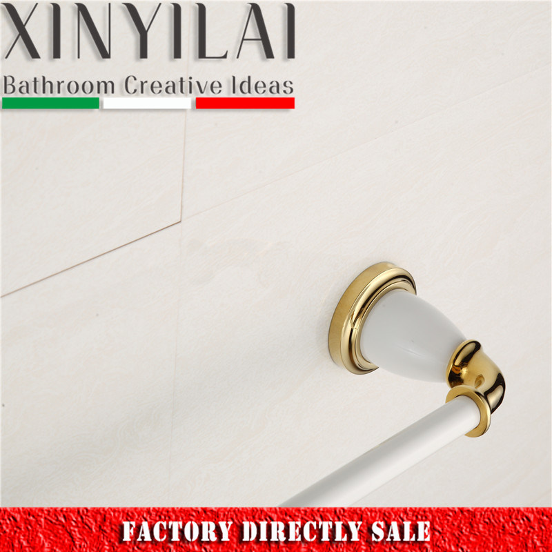 Luxury Design-5192A Gold Chrome Brass Towel Bar for Bathroom Accessories