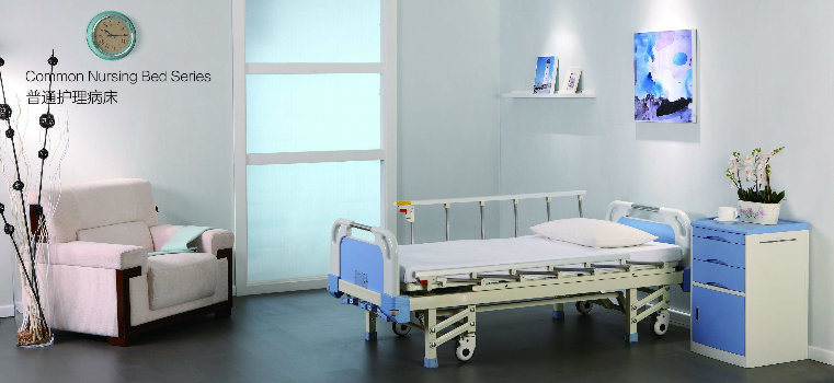 Hb-28 Hospital Furniture Stainless Steel Hospital Bed, Manual Bed