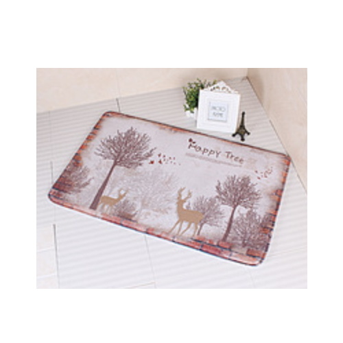 Anti Slip Backing High Quality Print Bath Mats