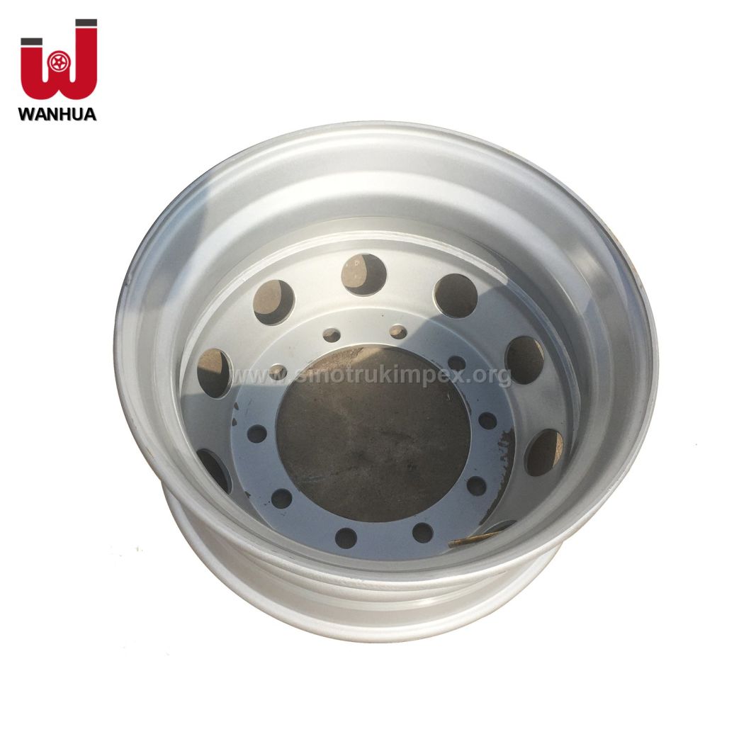 22.5X8.25 Wheel Rim with 10 Bolt Hole and 14mm for Tire 11r22.5