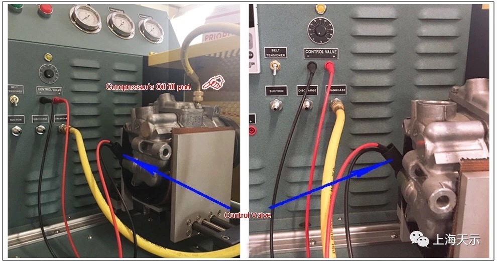 A/C Compressor Test Machine, Control Valve Tester