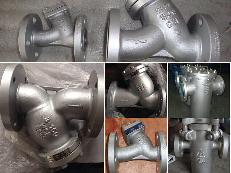 ANSI Flanged Stainless Steel Y Strainer Valve with Wire Meshes