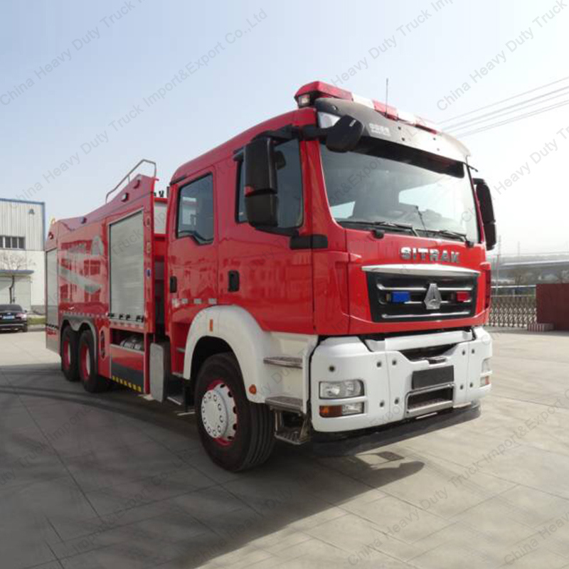 China Military 20t 6*4 Water Tank Fire Trucks