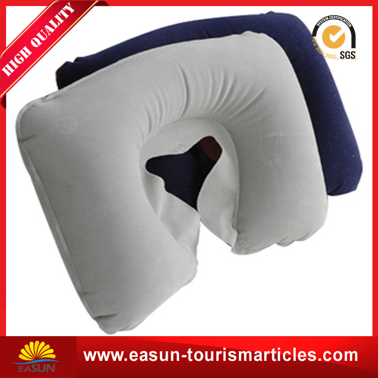 U Shaped Inflatable Travel Neck Pillow for Airplanes