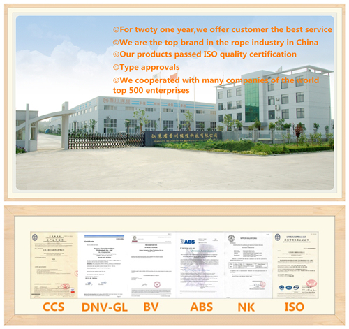 3-Strand Dock Line with Dnv Certificate Approved