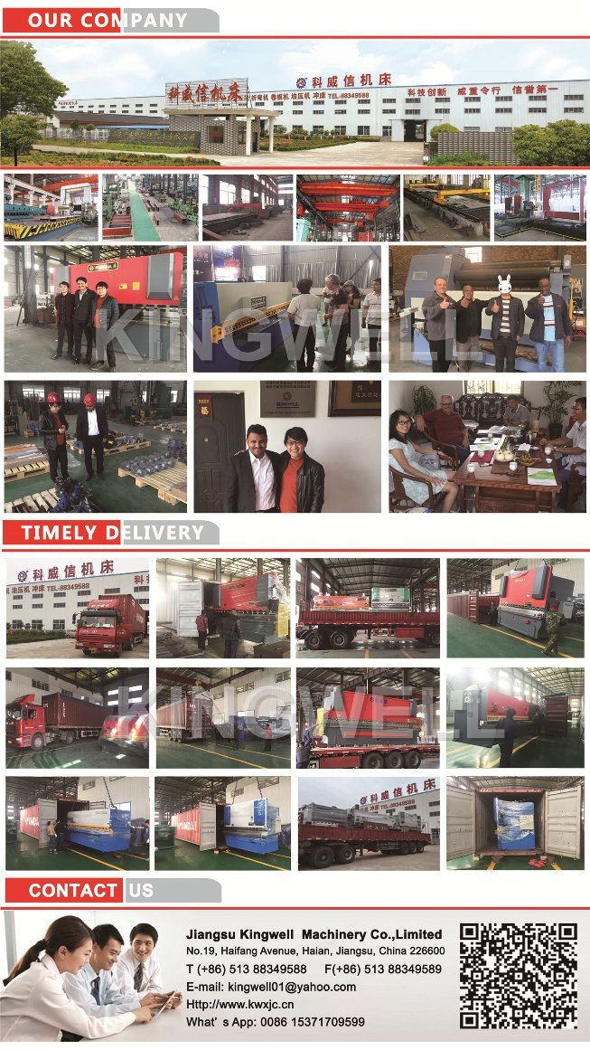 2016 Hot Sale Metal Sheet Hydraulic Shearing Machine (QC11Y-16X3200)