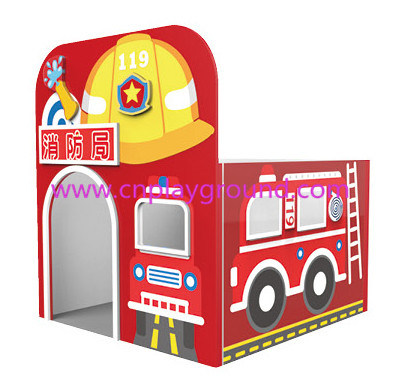 School Fire Department Children Dollhouse Kids Furniture (HJ-8401)