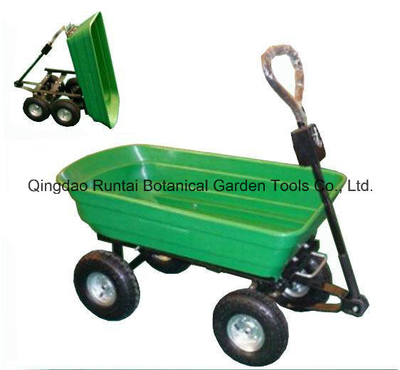 Heavy Duty Four Wheels Garden Wagon Tool Cart