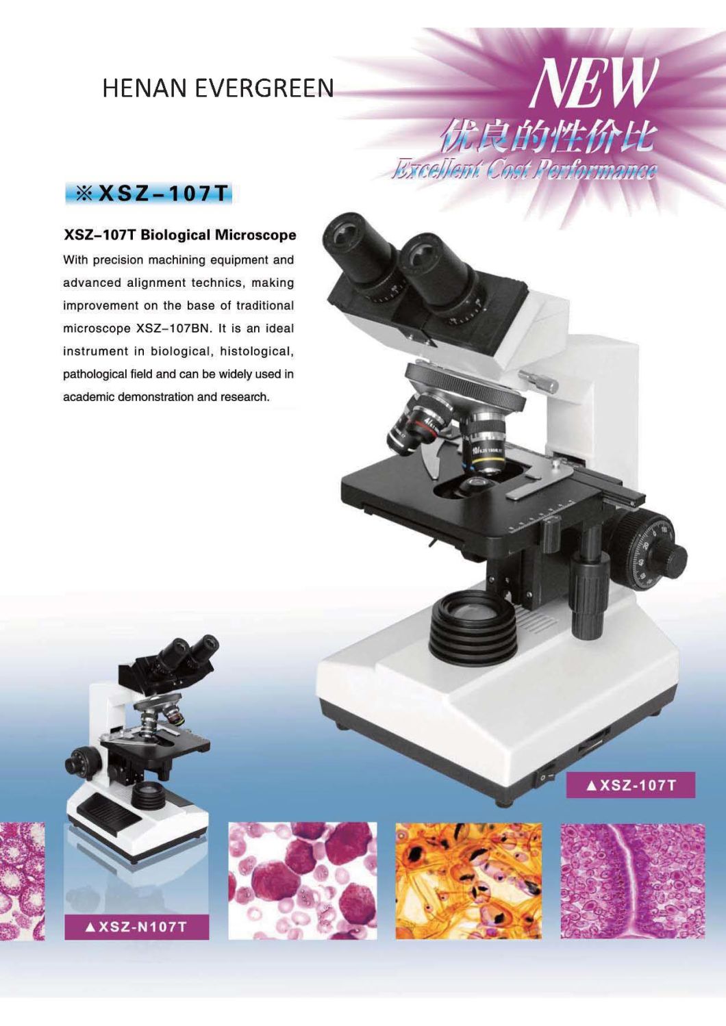 Multi Purpose Binocular Microscope with Ce Approved