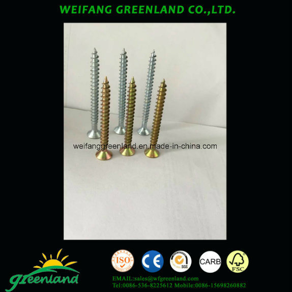 Idin 7505 Pozi Drive Dobule Flat Chipboard Screws/MDF Screws /Wood Screws for Furniture Produce