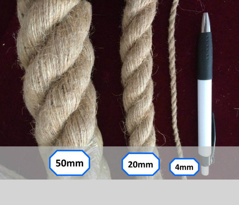 Factory Direct 3 Strand Jute Sisal Twist Rope and Twine