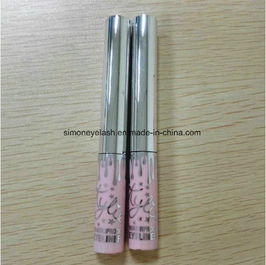 New Kylie Pink Delicate Soft Waterproof Non-Blooming Eyeliner in Pen Black Liquidity
