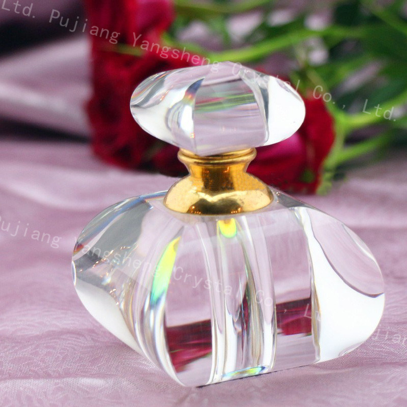 Wholesale 3ml Crystal Perfume Bottle Trapezoidal Crafts