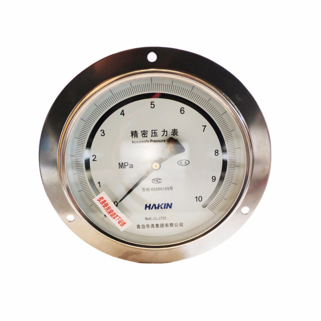 Best Quality Back and Front Flange Precision Pressure Gauge Yb - 1502t