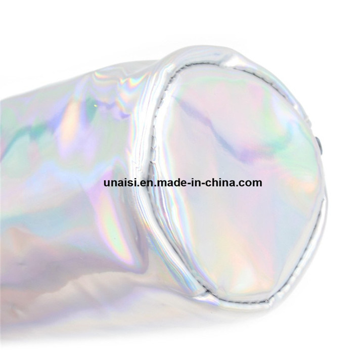 Hologram Laser PU Leather Pen Toiletry Makeup Cosmetic Bag