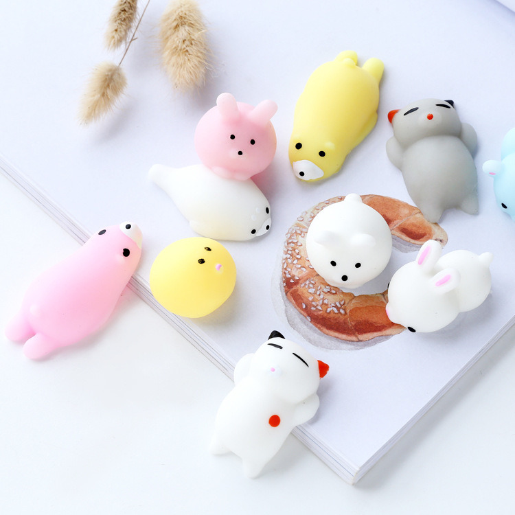 Soft Silicone Animal Squishy Toy Relieve Stress Fidget Squeeze Toy