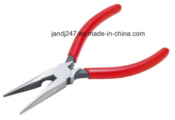 Good Quality Long Hose Pliers Foat Nose Pliers with PVC Handle