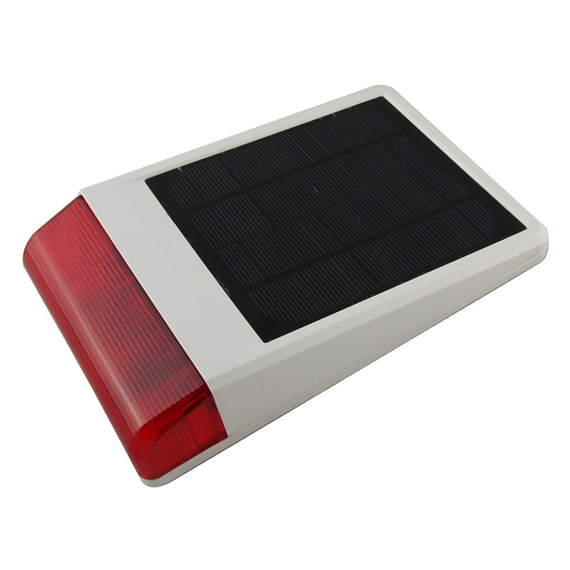 Wireless 433MHz Outdoor Solar Siren with Flash