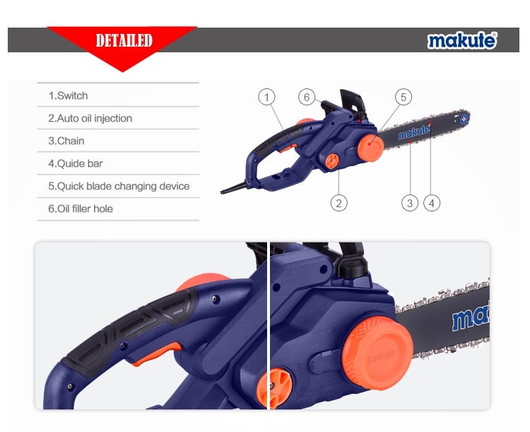 Makute Ec004 Bar Size 20'' Electric Chain Saw (EC004)