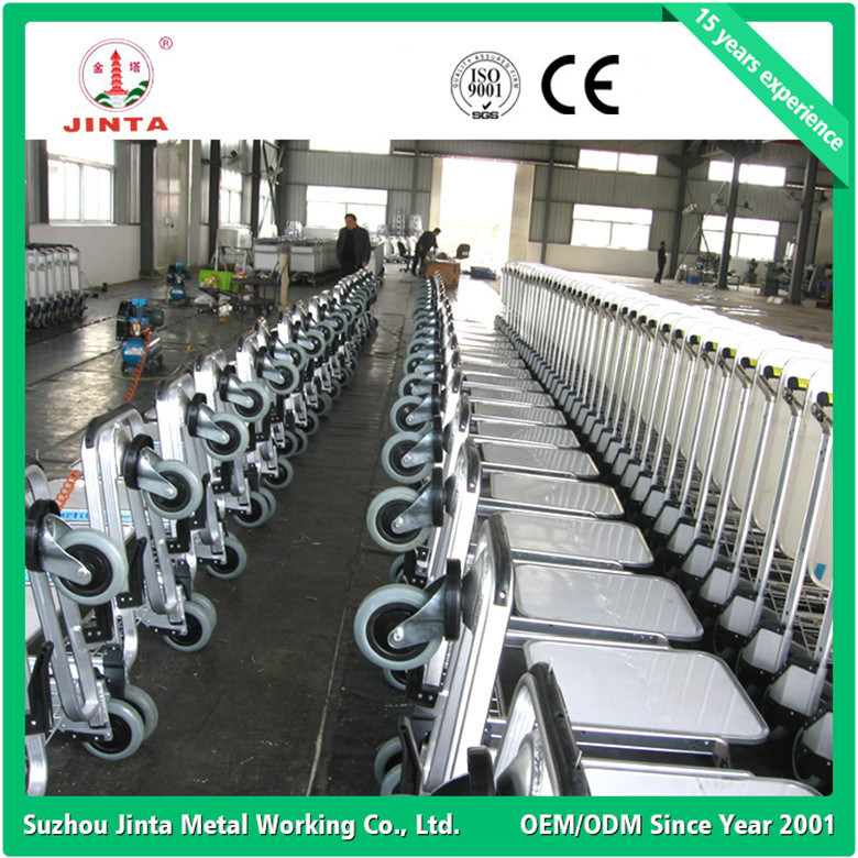 Stainless Steel Airport Luggage Carts with Brake (JT-SA04)