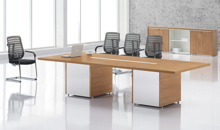 Full Melamine Board Executive Desk for Office Space Planning Solution