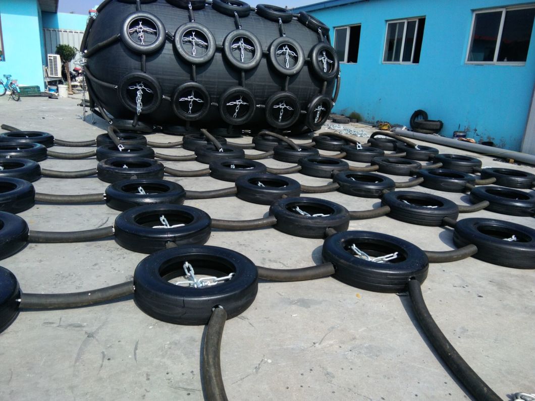 Dia. 3.5mxlength 4.0m Yokohama Pneumatic Marine Rubber Fender