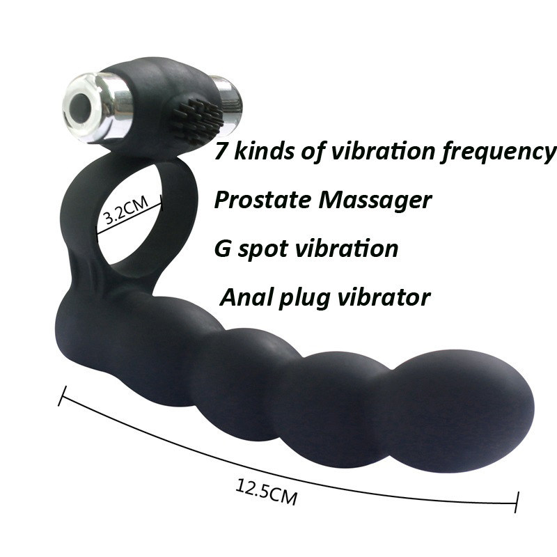 Adult Lesbian Porno G-Spot Cock Ring Sex Toy Electric Massager Masturbation Vibrators