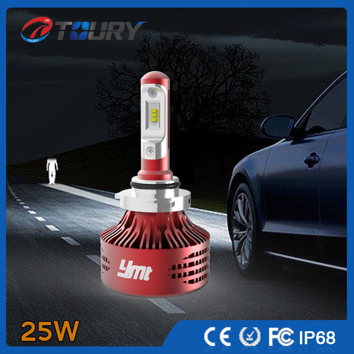 25W New Auto Headlamp White Blue Red LED Car Headlight