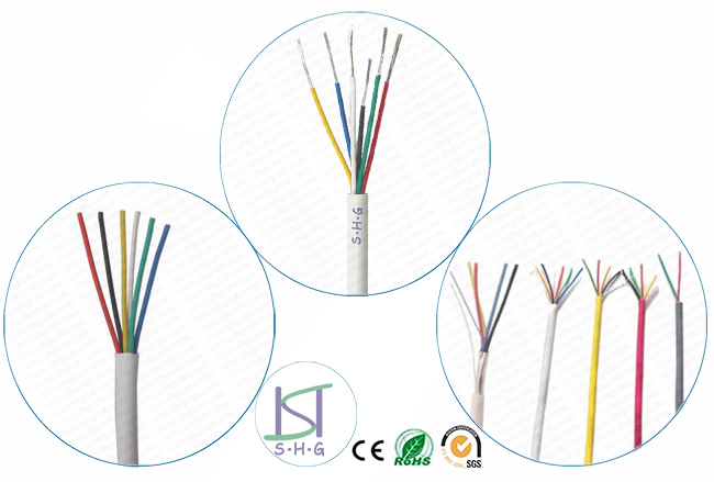 6 Cores Power Limited Circuit Security Wire Alarm Cable (ALA-6C)