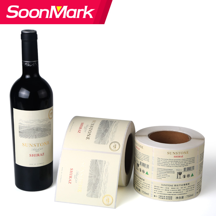 Rótulo de garrafa de vinho à prova d'água Waterproof Wine Bottle Label