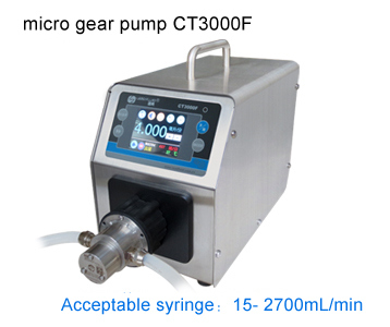 High Performance Low Noise of Micro Gear Pump CT3000f 15-2700 Ml/Min
