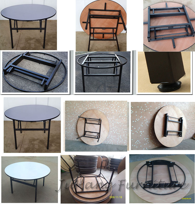 Folding Round Wedding Restaurant Hotel Banquet Table (HM-T1)