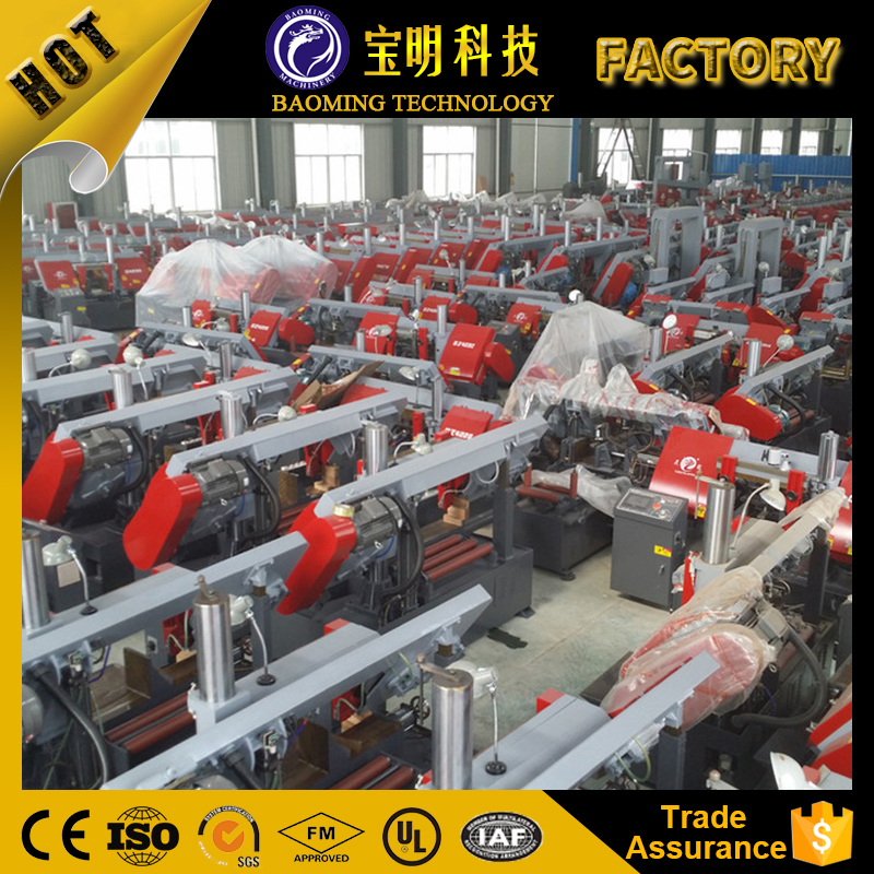 Semi-Automatic Metal Cutting Band Saw Machine with 0-60 Degree Angle