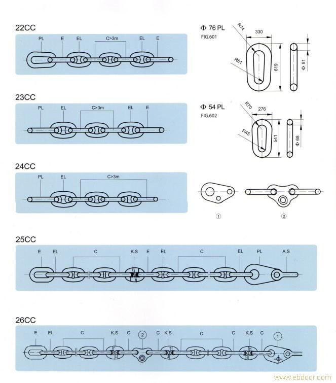 Friciton Chain Marine Anchor Chain