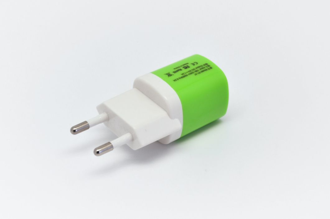 Colorful USB Mini Wall Charger 5V 1A EU/UK/Us Plug for Universal Devices