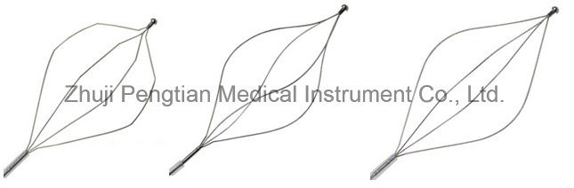 4 Wires Stainless Steel Ercp Biliary Diamond Shape Disposable Stone Extraction Basket
